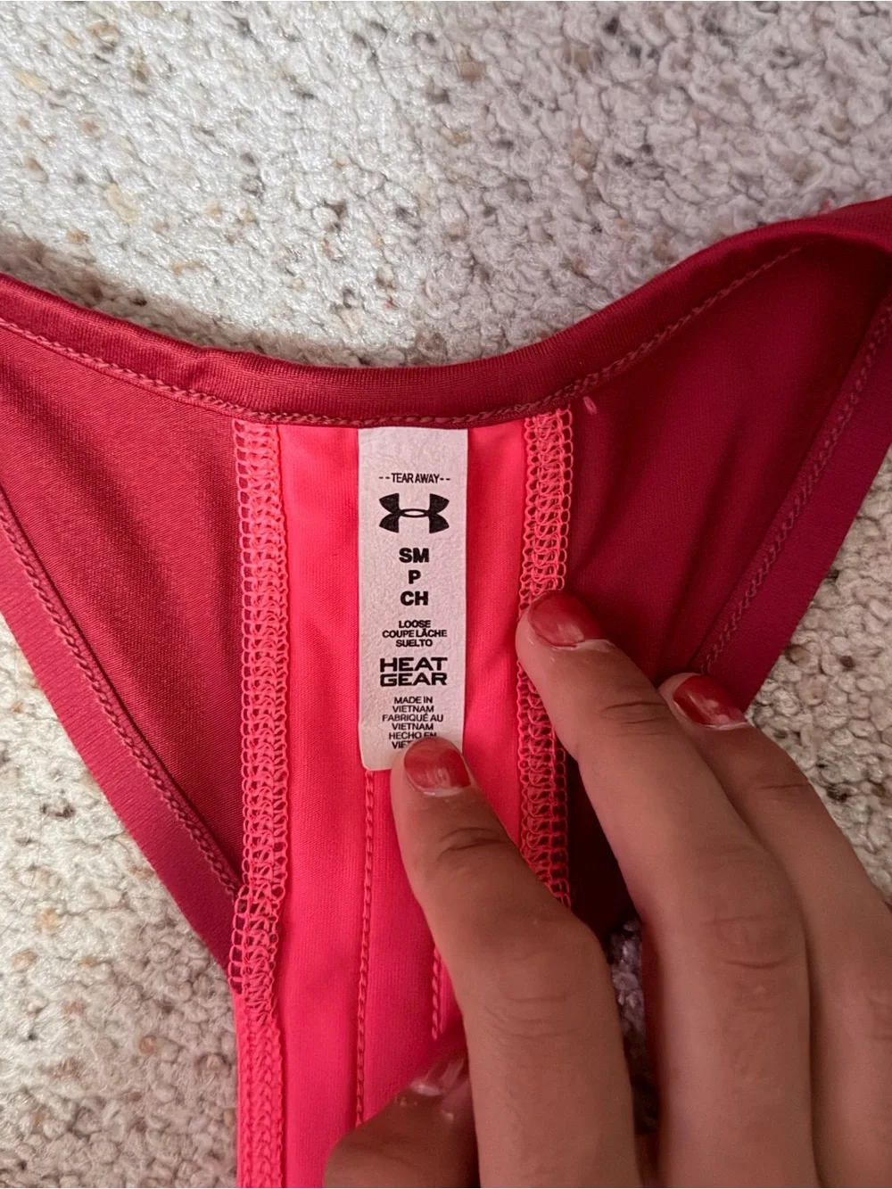 Under Armour Maroon & Pink Matching Set